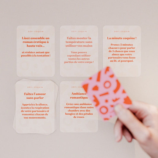 30 Jours de défis coquins | Jeu de cartes | Adultes & Intimité - Routinea