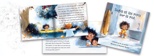 Livre éducatif - Suzie et les pipis sur le pot - Routinea