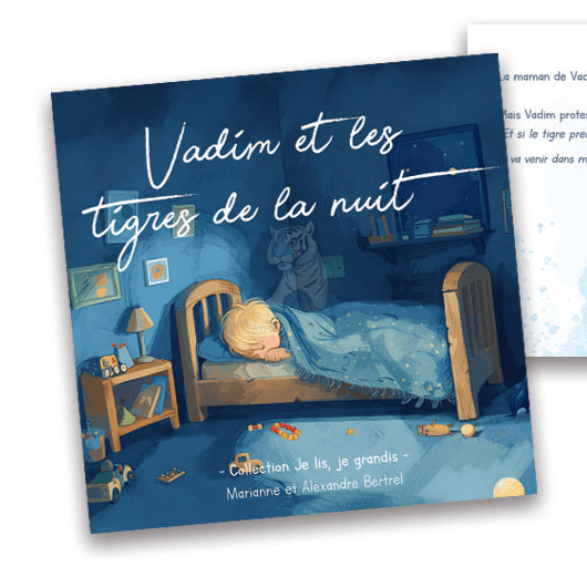 Livre éducatif - Vadim et les tigres de la nuit - Routinea