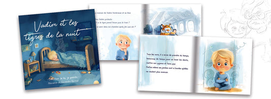 Livre éducatif - Vadim et les tigres de la nuit - Routinea