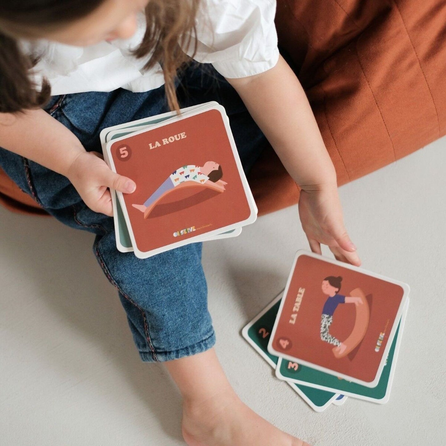 Planche d'équilibre + 10 Cartes de Yoga - Routinea