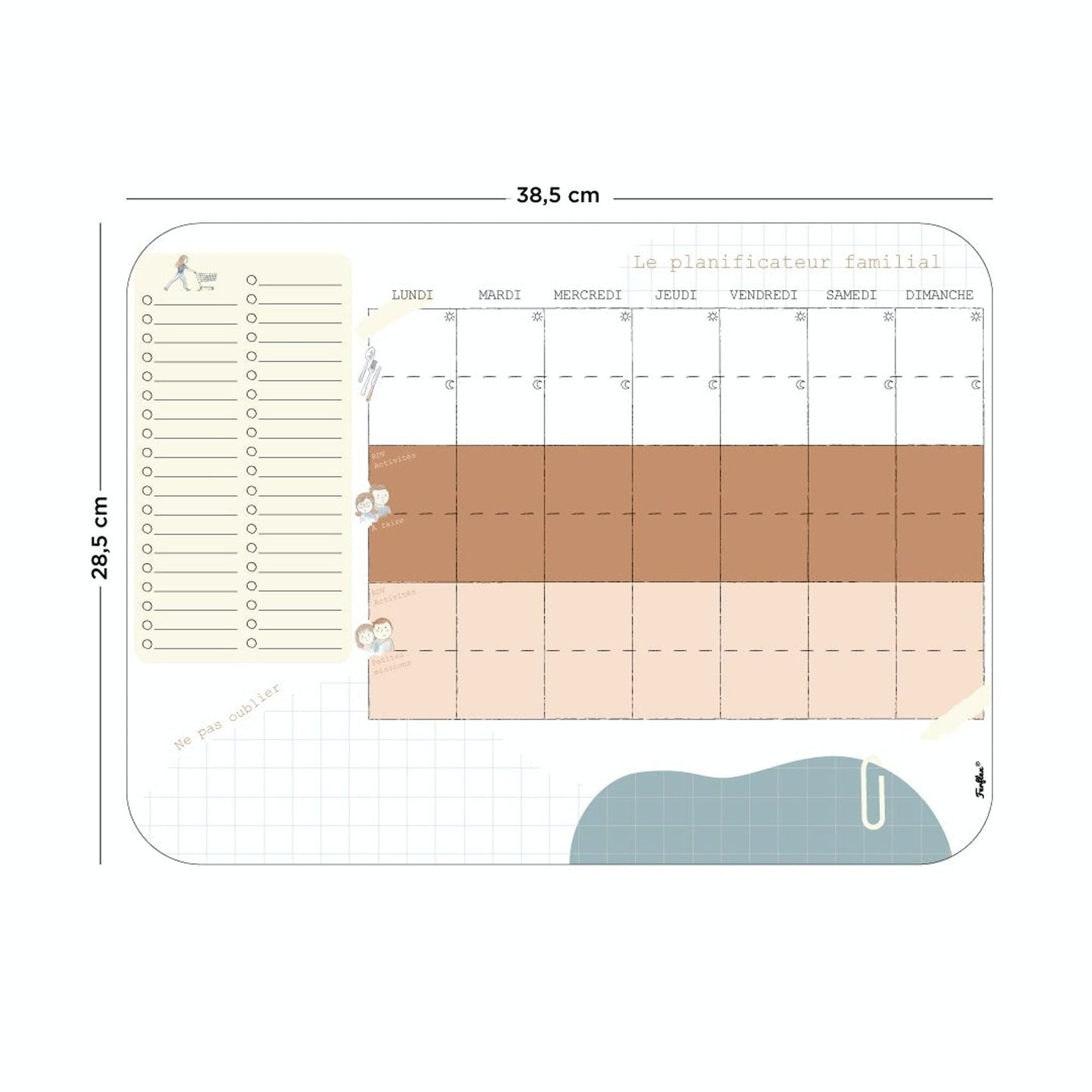 Planificateur familial magnétique - Routinea