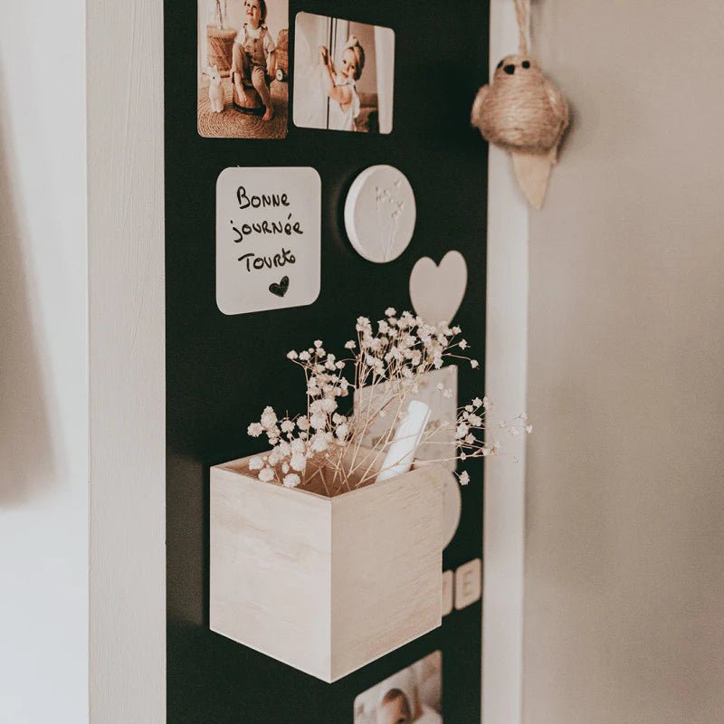 Pot en bois magnétique - Routinea