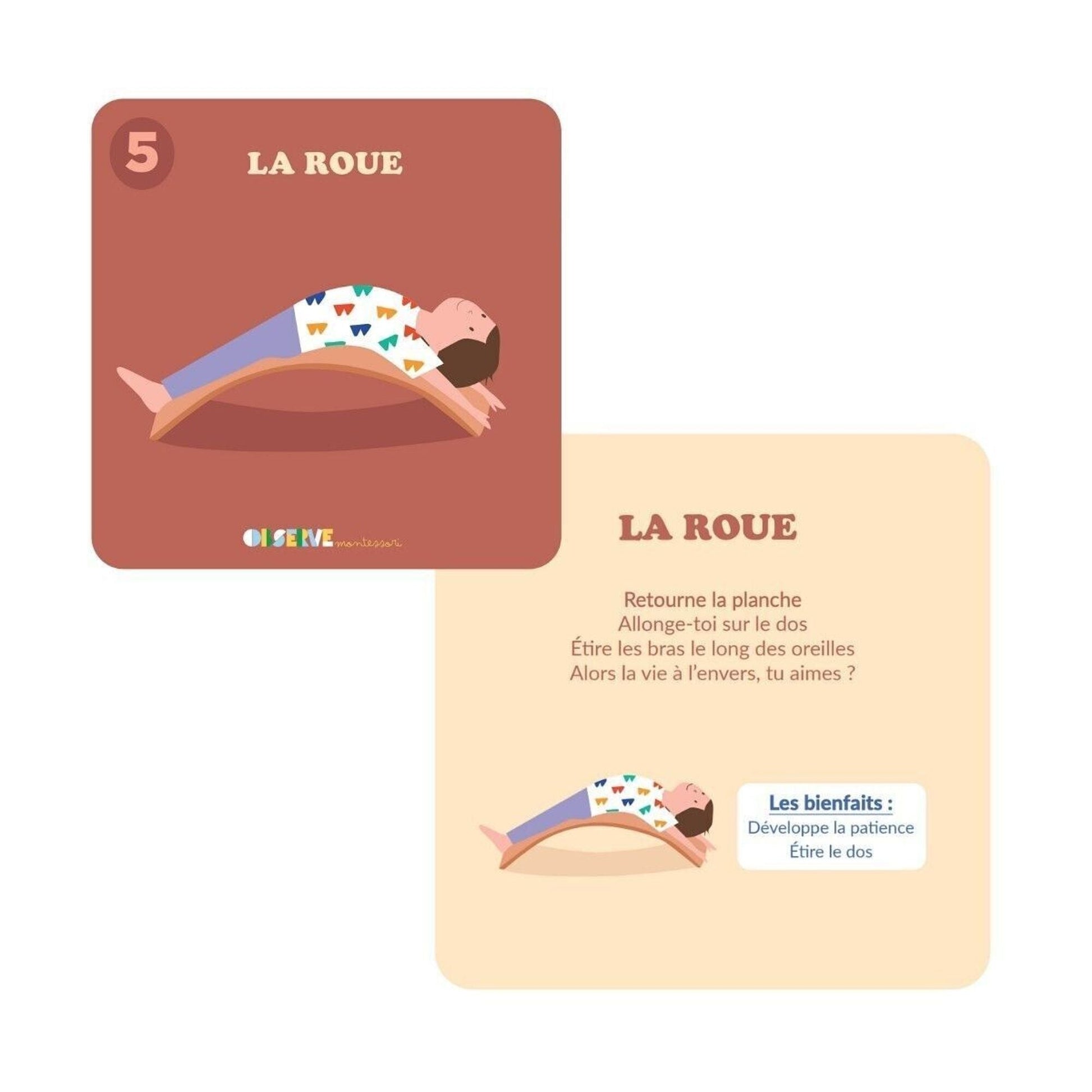 10 Cartes de Yoga Enfant - Routinea
