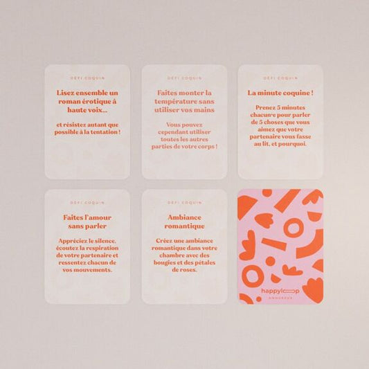 30 Jours de défis coquins | Jeu de cartes | Adultes & Intimité - Routinea