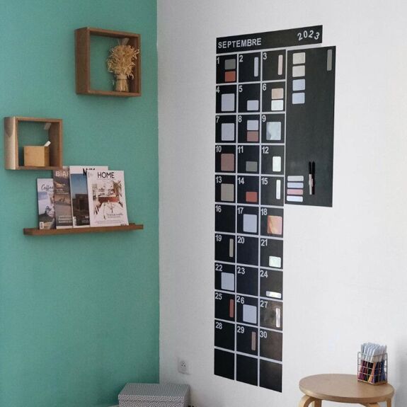 Calendrier mural magnétique - Planning mensuel - Routinea