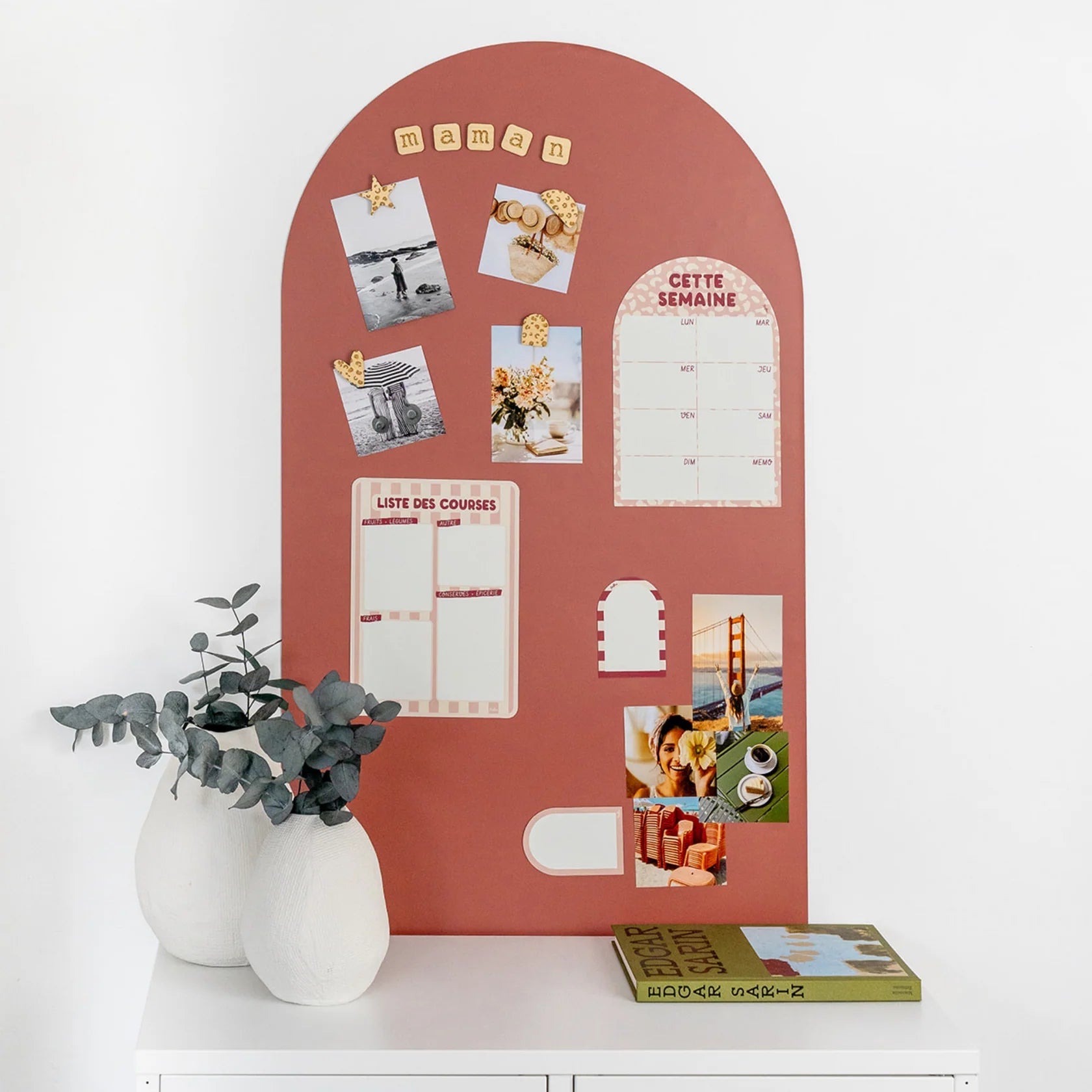 Cette semaine - Planning magnétique hebdomadaire Graou Rose ou Bleu - Routinea