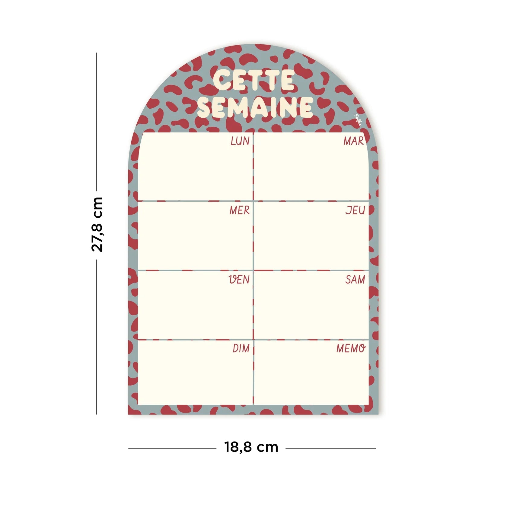 Cette semaine - Planning magnétique hebdomadaire Graou Rose ou Bleu - Routinea