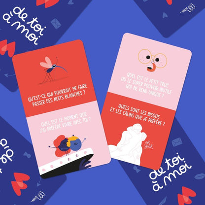 DE TOI A MOI - Spécial Couple - 25 cartes pour tester si on se connaît si bien que ça ! - Routinea