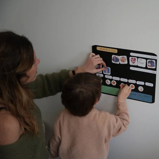 Tableau de routine du coucher enfant