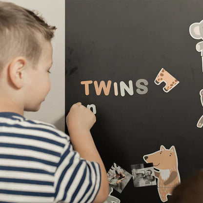 Lettres magnétiques - 125 lettres pour découvrir l'alphabet en s'amusant - Routinea