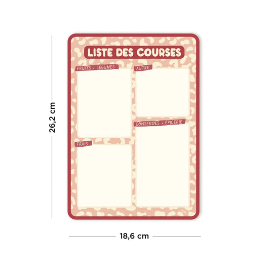 Liste de courses magnétique Graou - Simplification et organisation avec style! - Routinea