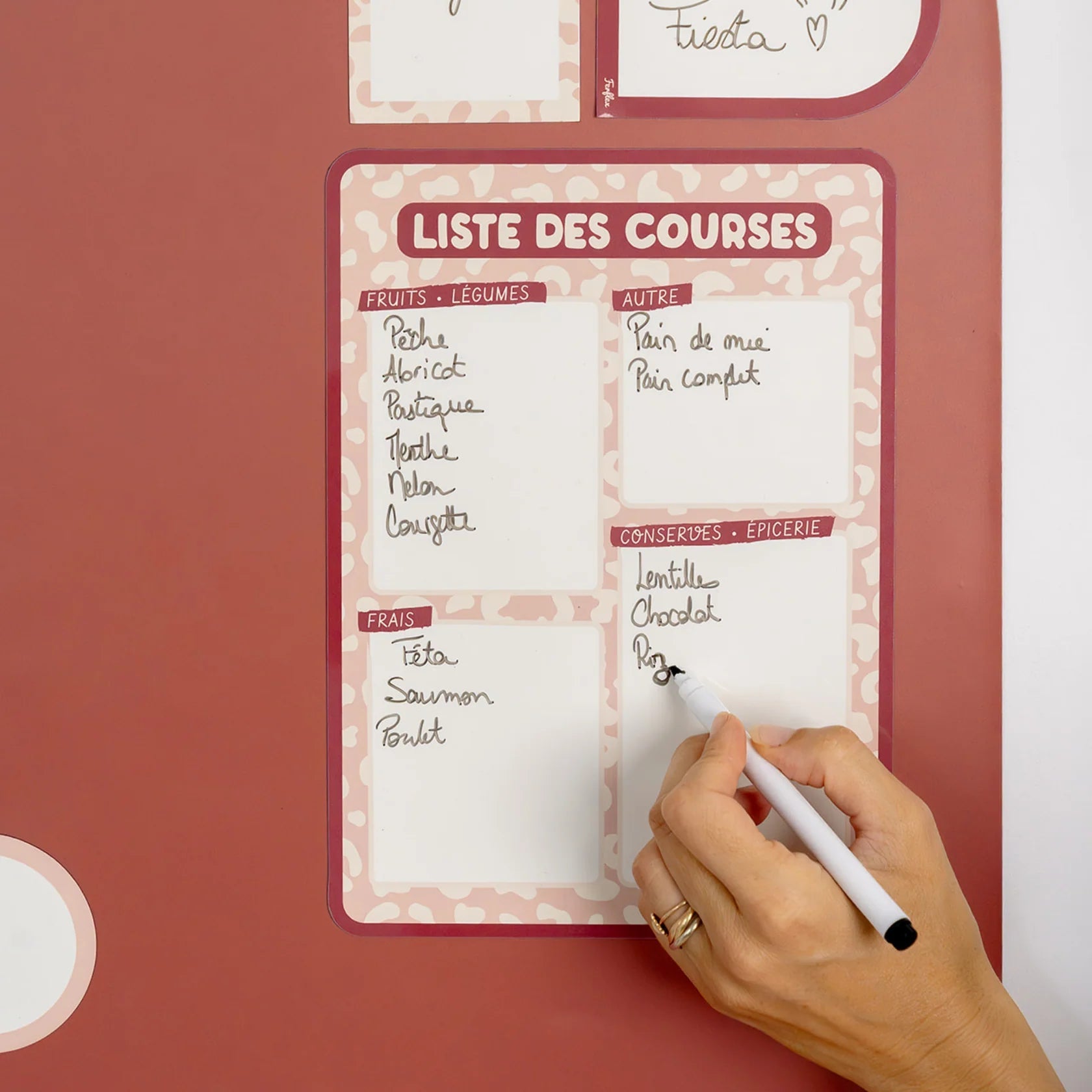 Liste de courses magnétique Graou - Simplification et organisation avec style! - Routinea