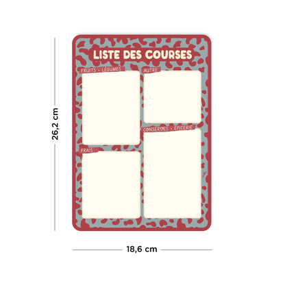 Liste de courses magnétique Graou - Simplification et organisation avec style! - Routinea