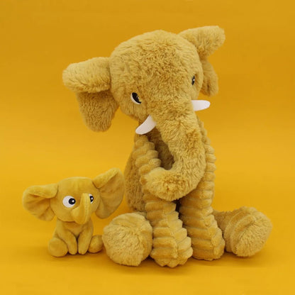 Peluche DIMOITOU maman et bébé - Jaune moutarde - Routinea