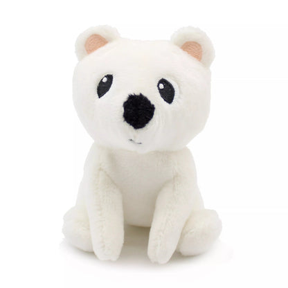 Peluche GROBIDOU L'OURS POLAIRE - Maman et bébé - 31cm - Routinea