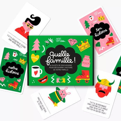 QUELLE FAMILLE ! 64 sujets de discussions pour découvrir l'histoire de votre famille - Routinea