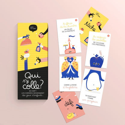 QUI S'Y COLLE ? Eh hop les corvées deviennent des jeux d'enfants... - Routinea