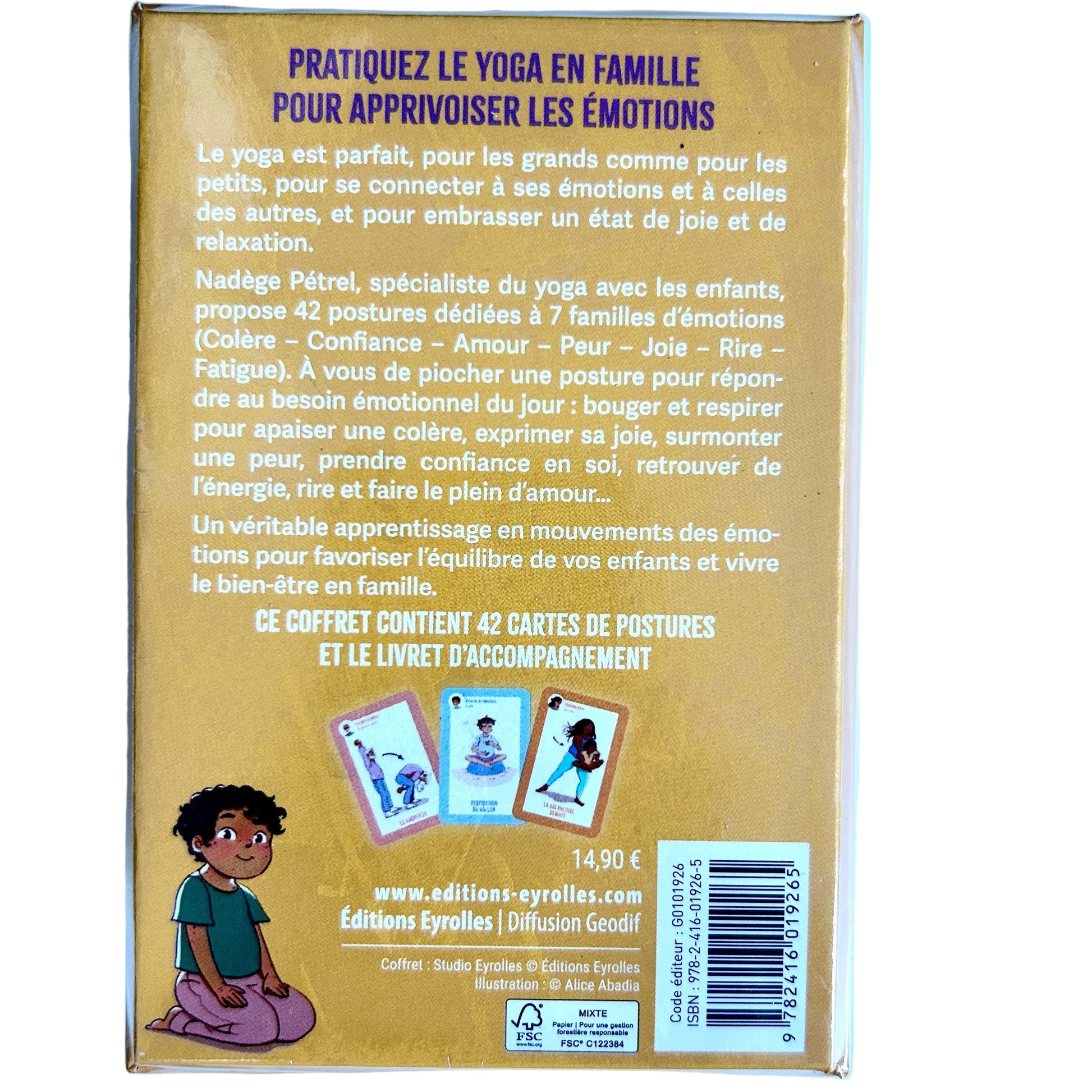 Yoga : apaiser les émotions en famille = 42 postures pour calmer les tempêtes - Routinea